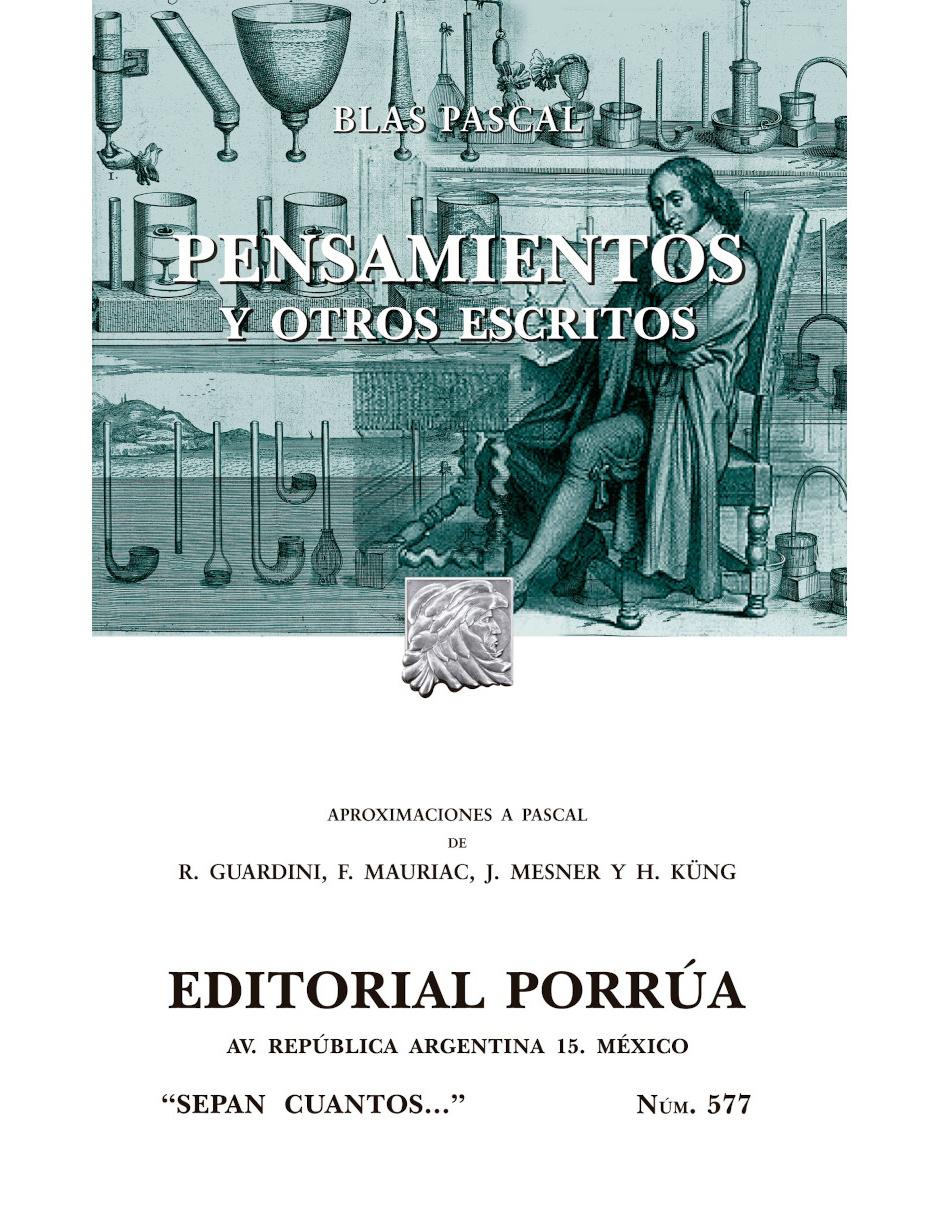 Pensamientos y Otros Escritos (Sc577)