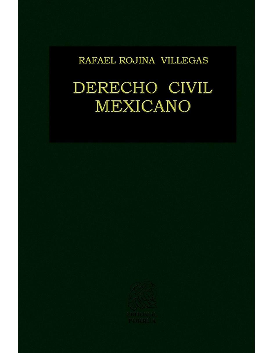 Derecho Civil Mexicano 6 Volumen 1 Contratos