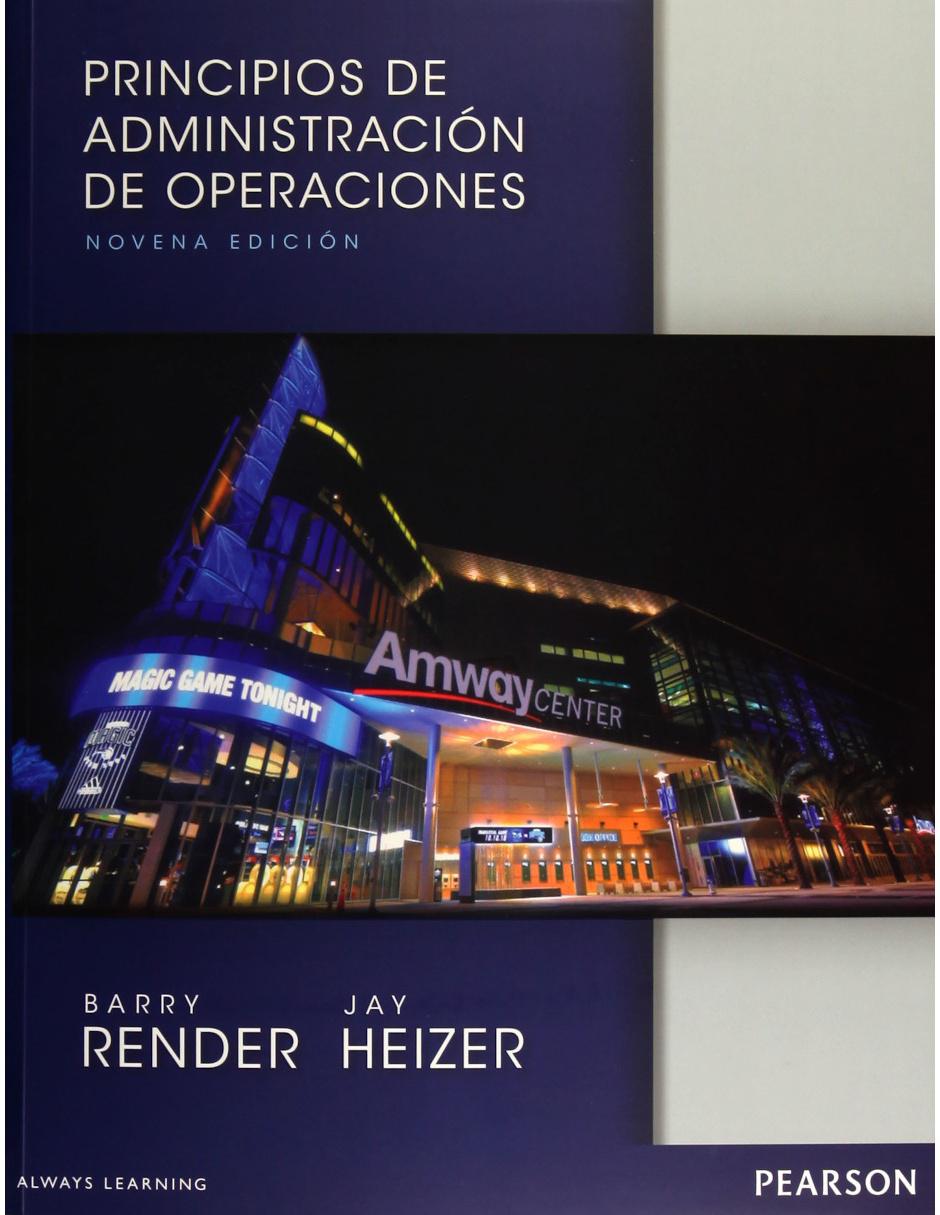 Revista Principios De Administración De Operaciones