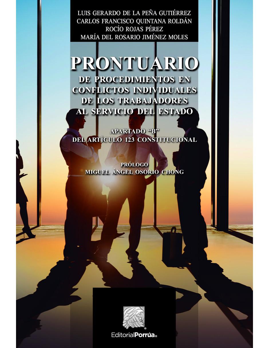 Revista Prontuario De Procedimientos En Conflictos Individuales De Los Trabajadores Al Servicio Del Estado