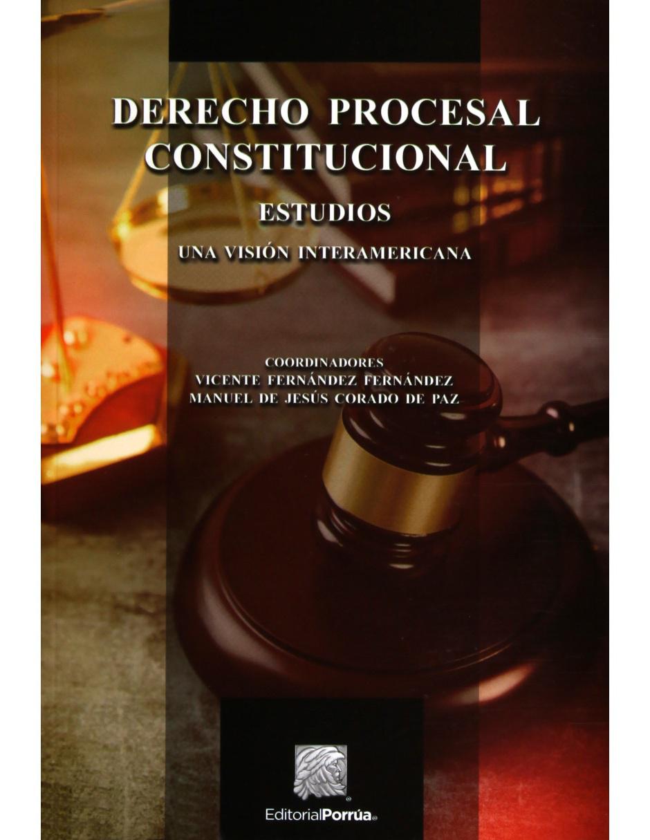 Revista Derecho Procesal Constitucional Estudios Una Visión Interamericana