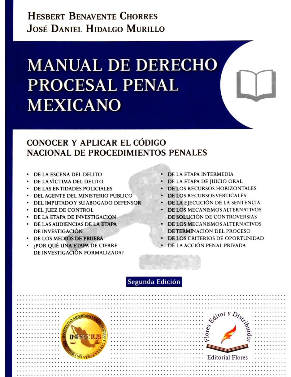 Revista Manual De Derecho Procesal Penal Mexicano
