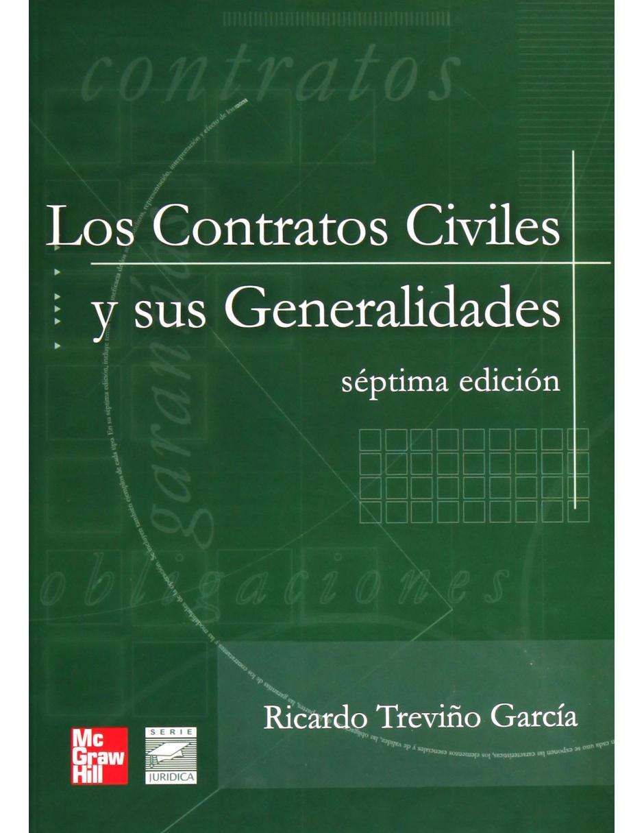 Revista Los Contratos Civiles Y Sus Generalidades