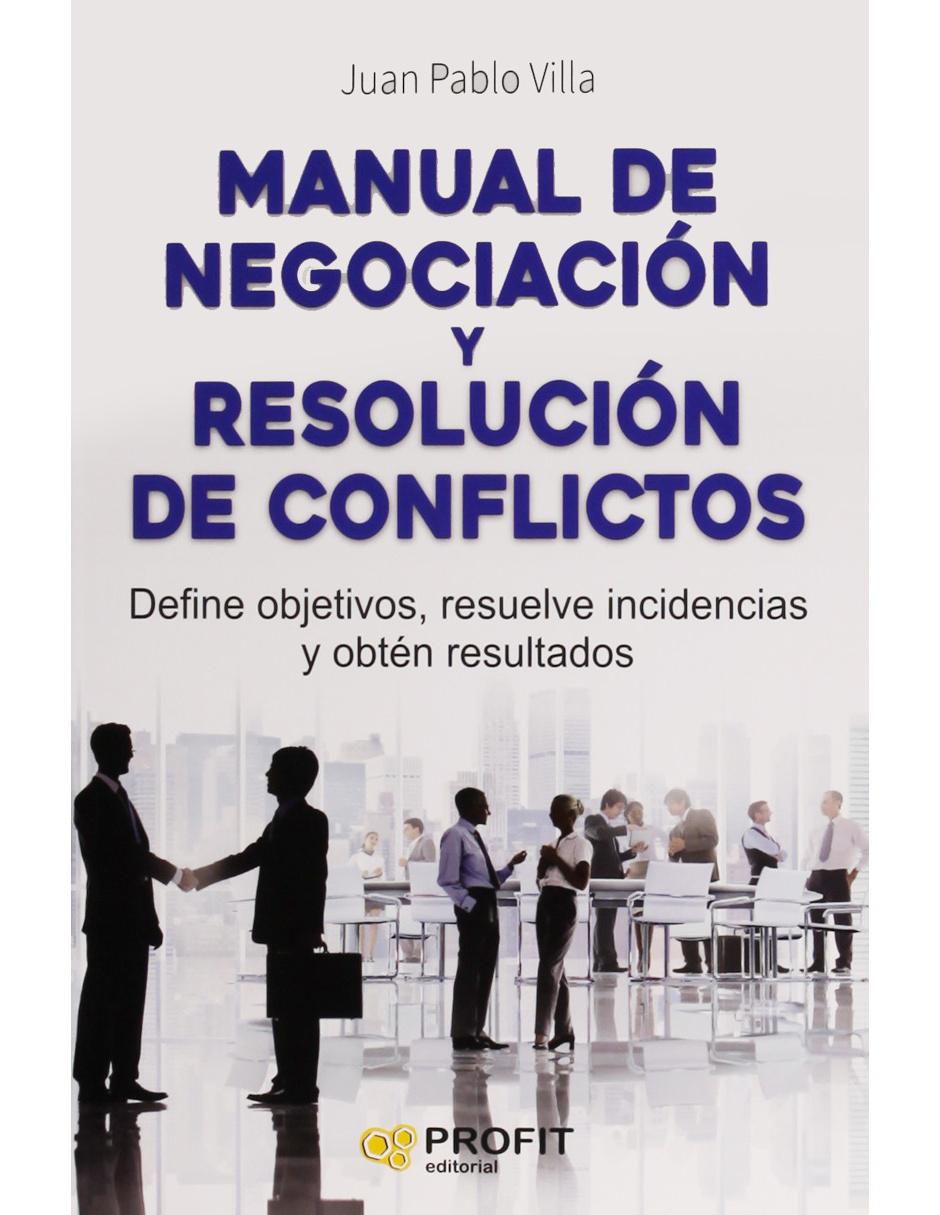 Revista Manual De Negociación Y Resolución De Conflictos