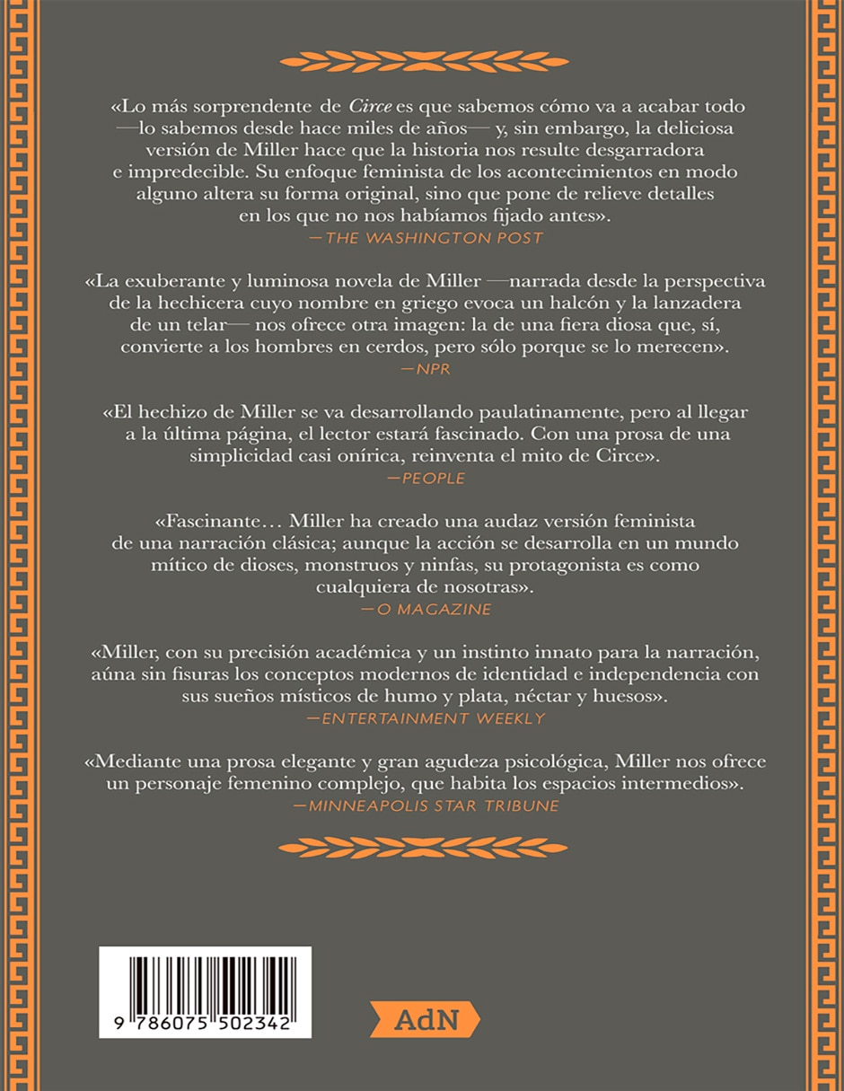 Libro Circe de Madeleine Miller de Madelline Miller 2