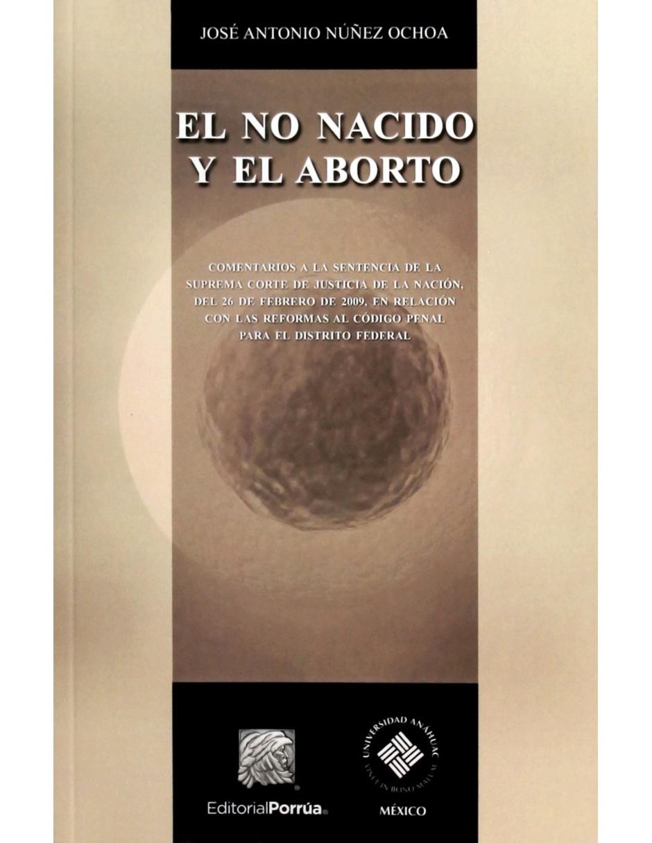 Libro El no Nacido y el Aborto Libro El no Nacido y el Aborto