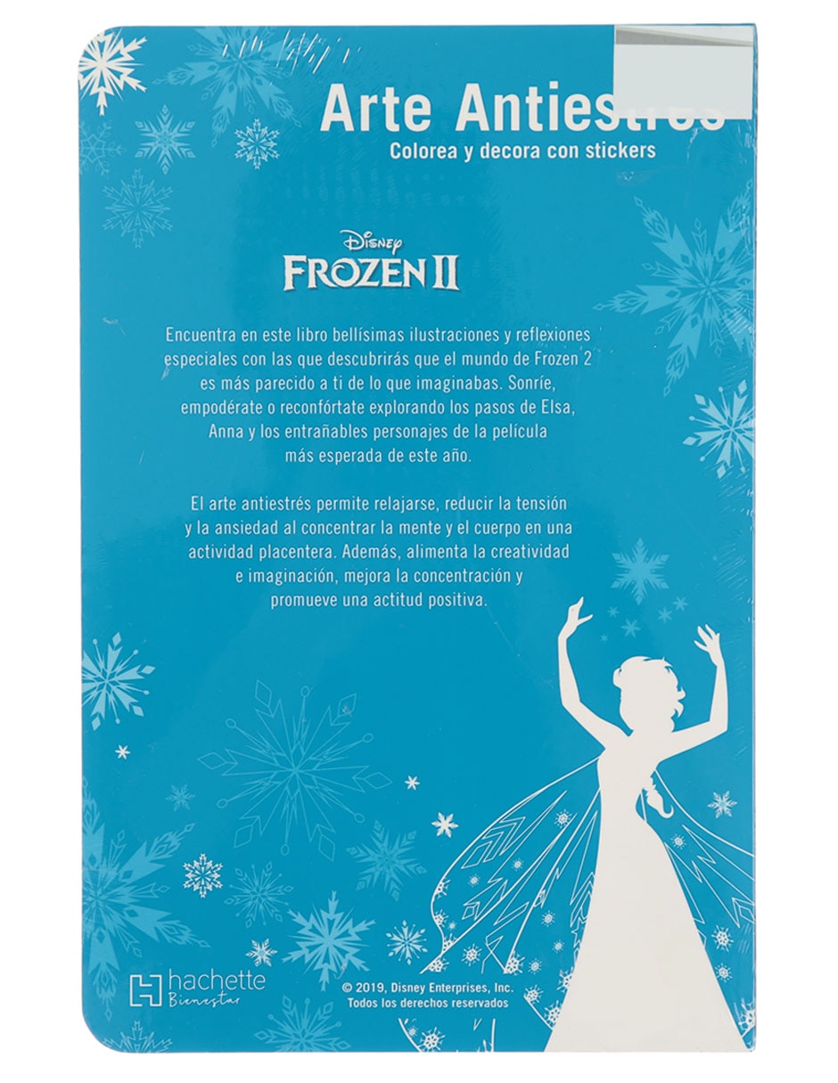 Libro Frozen 2 arte antiestrés 3