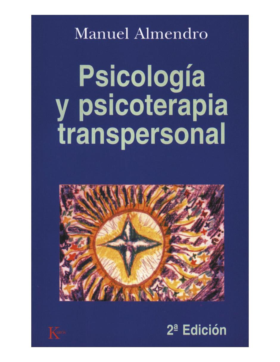 Libro Psicologia y psicoterapia transpersonal