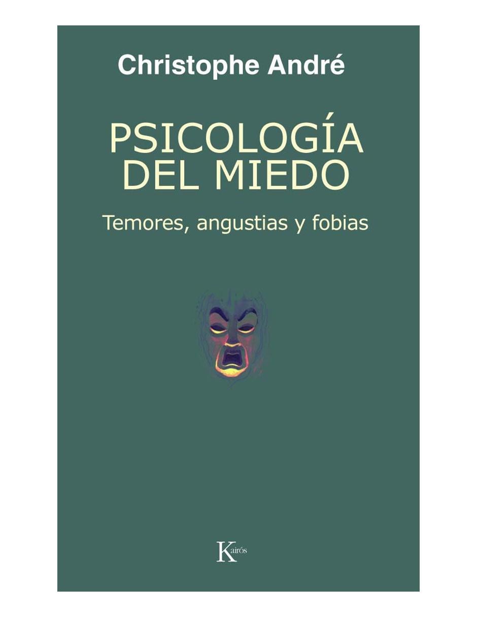 Libro Psicología del miedo Libro Psicología del miedo
