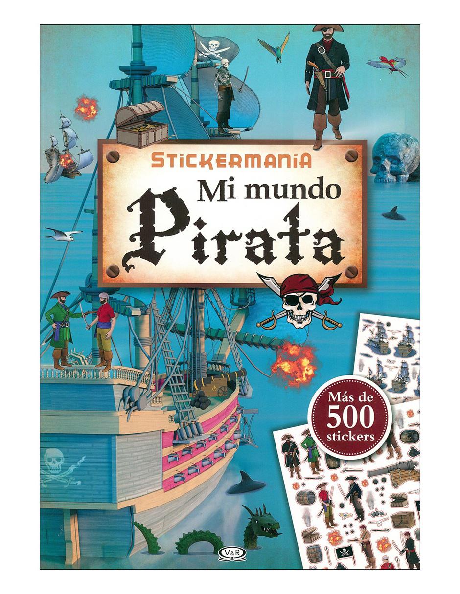 Libro Mi mundo pirata stickermania Libro Mi mundo pirata stickermania