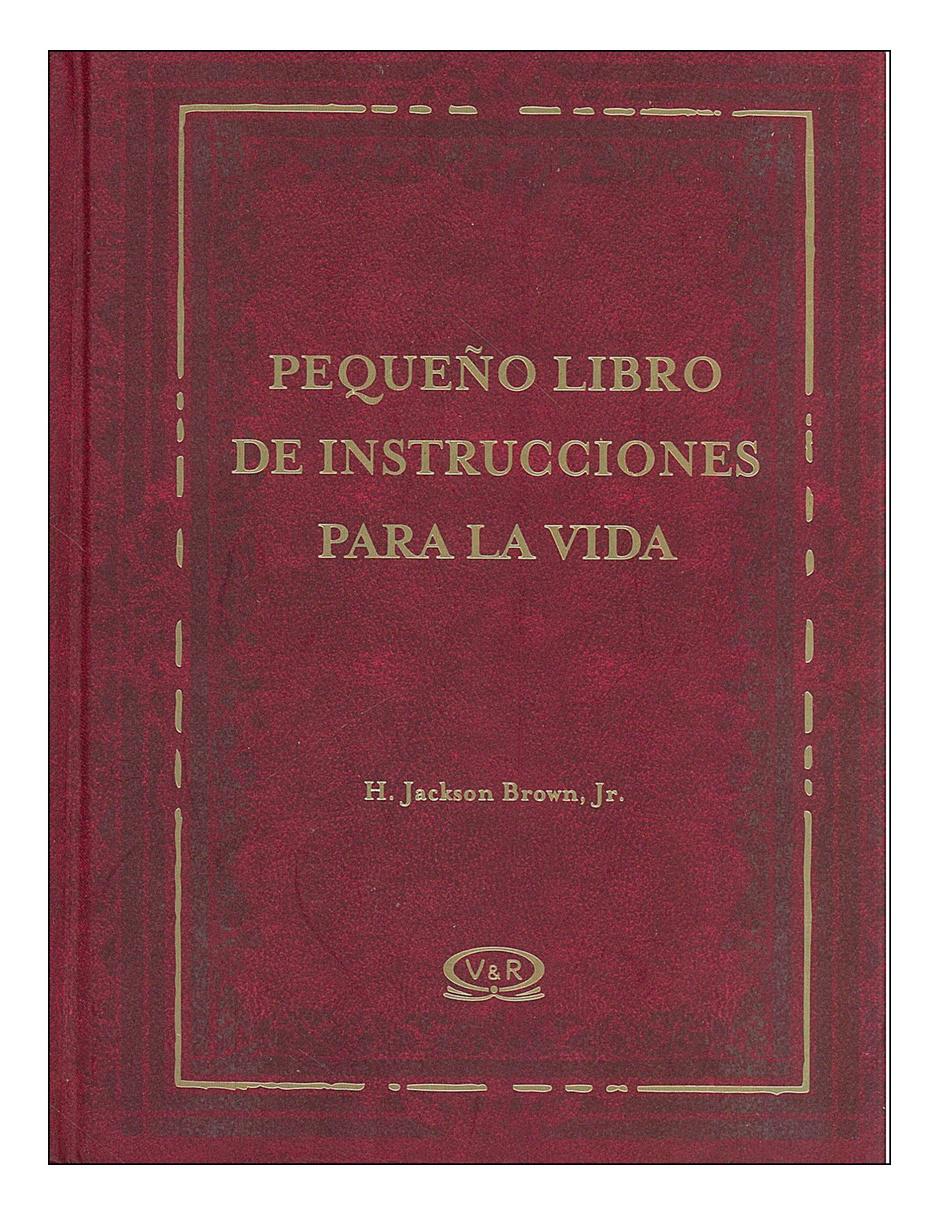 Libro Pequeño libro de instrucciones para la v