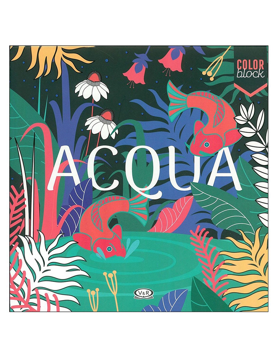 Libro Acqua, color block