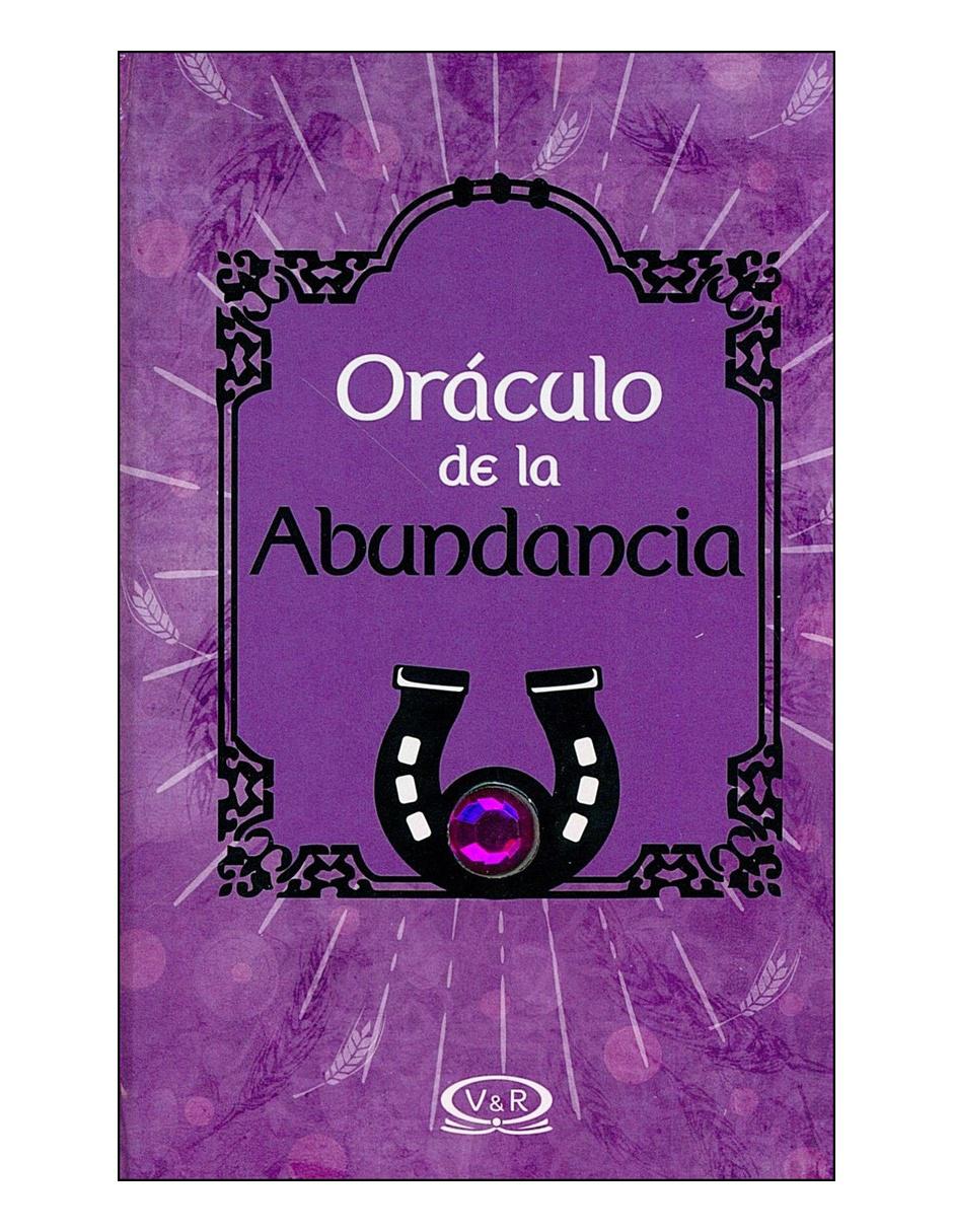 Libro Oraculo de la abundancia Libro Oraculo de la abundancia