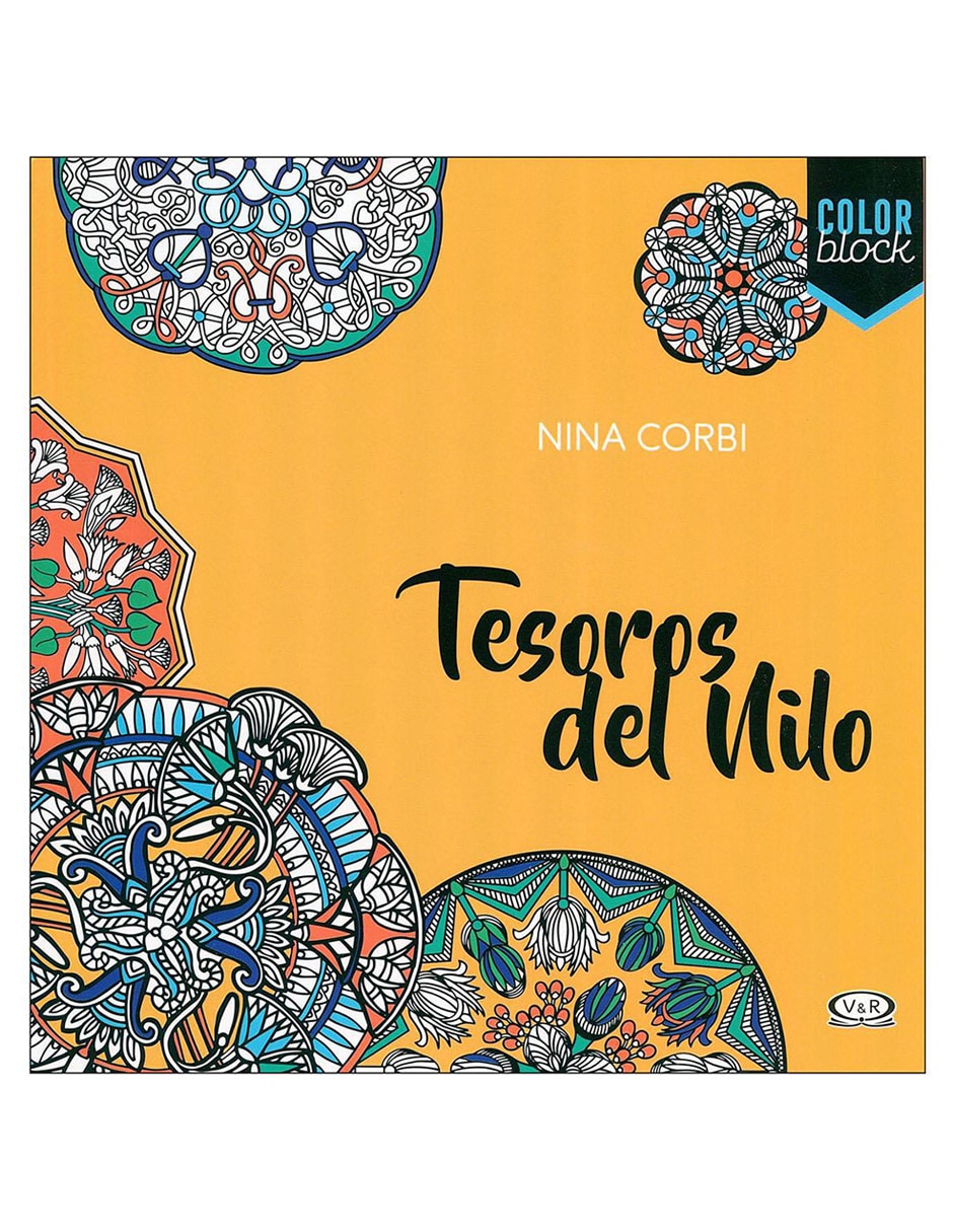 Libro Tesoros del nilo color block 1