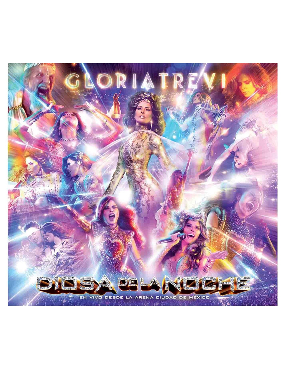 Diosa de la Noche En Vivo desde la Arena Gloria Trevi CD + DVD