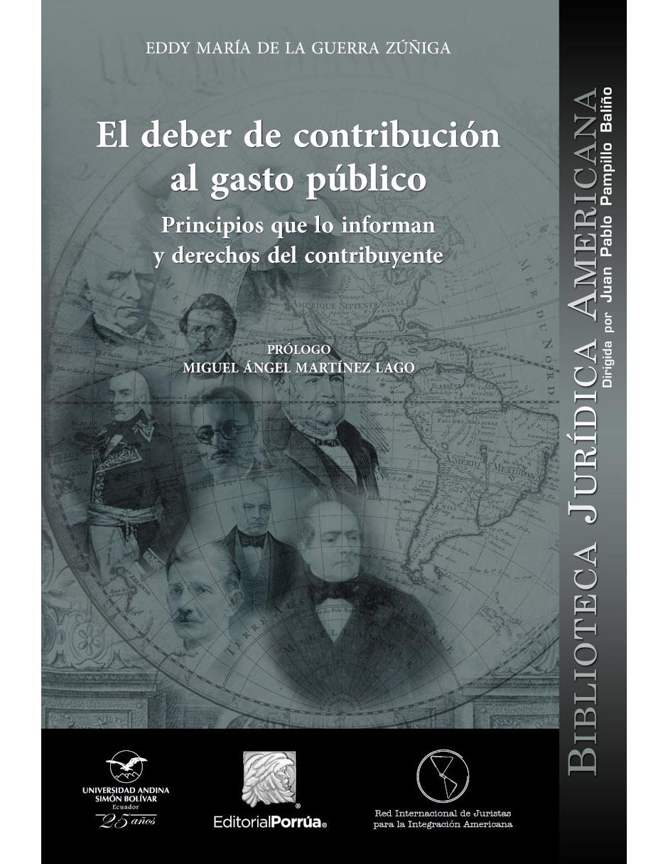 Libro El deber de contribución al gasto publico de Eddy María de la Guerra Zúñiga Libro El deber de contribución al gasto publico de Eddy María de la Guerra Zúñiga