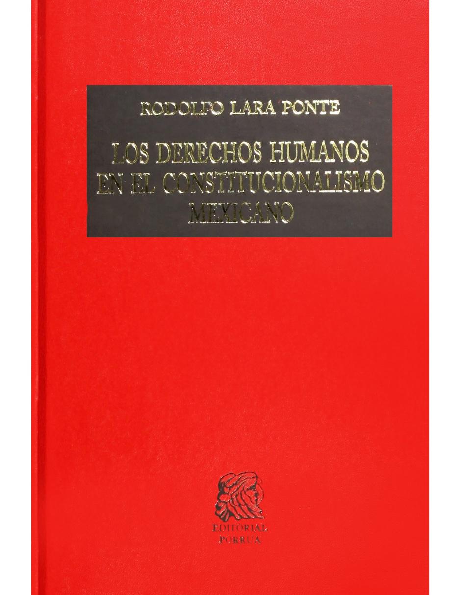 Libro Los Derechos Humanos en el Constitucionalismo Mexicano
