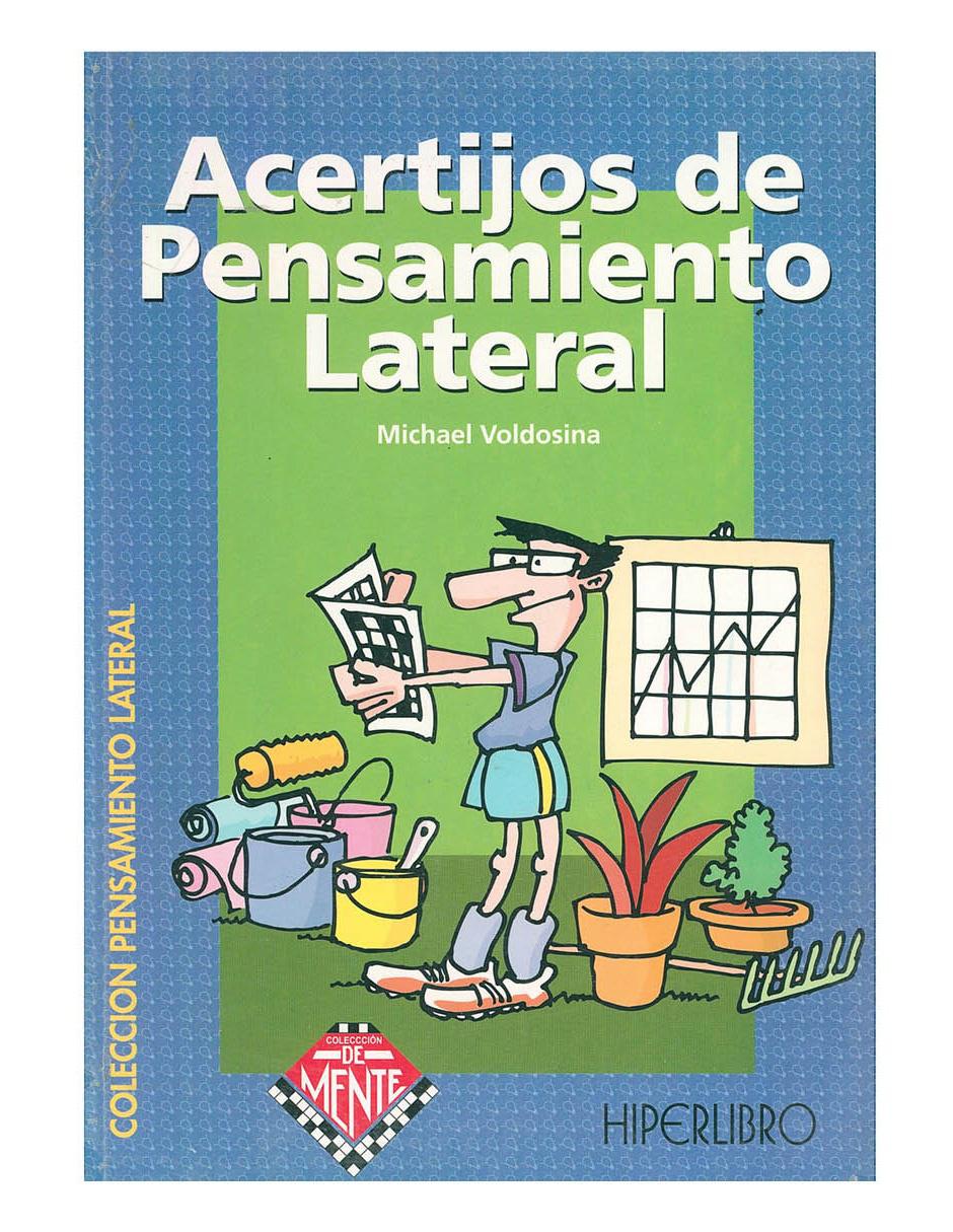 Libro Acertijos de pensamiento lateral