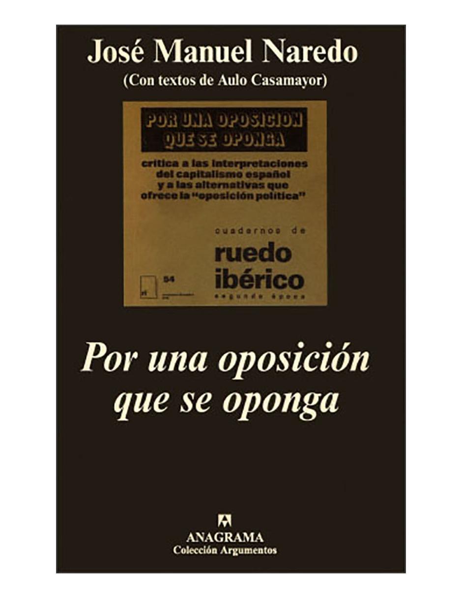 Libro Por una oposición que se oponga Libro Por una oposición que se oponga