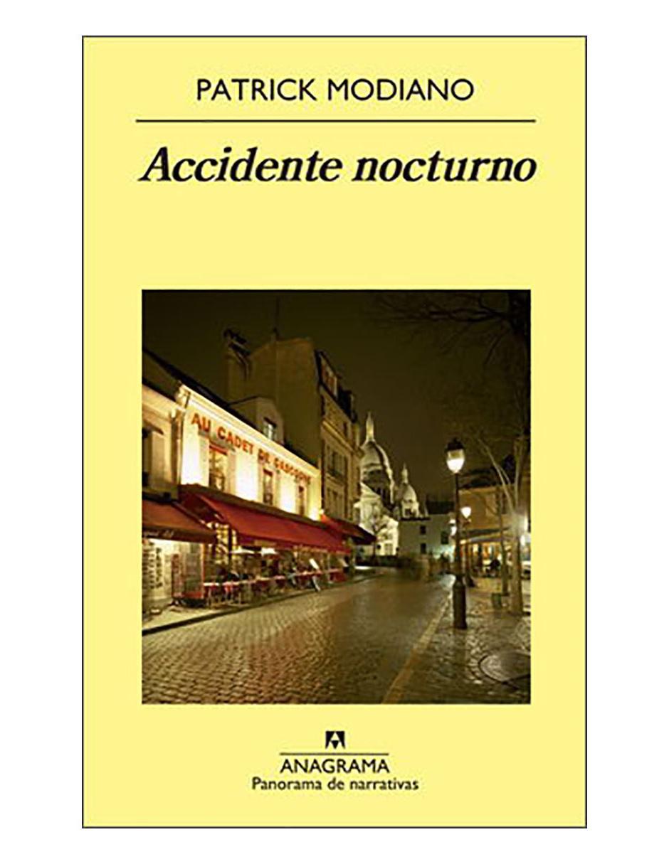 Libro Accidente nocturno de Patrock Modiano Libro Accidente nocturno de Patrock Modiano