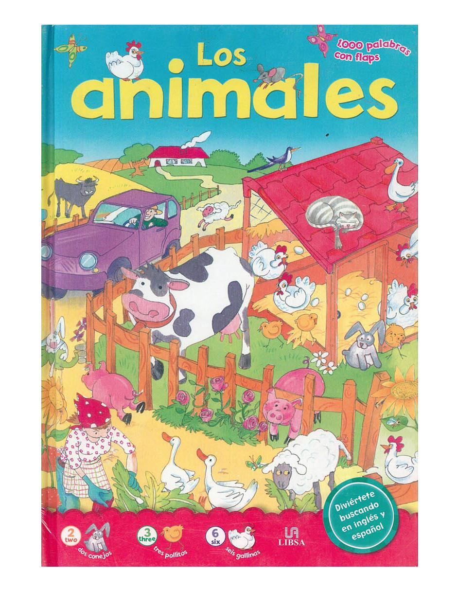 Libro 1000 palabras con flaps: Los animales Libro 1000 palabras con flaps: Los animales