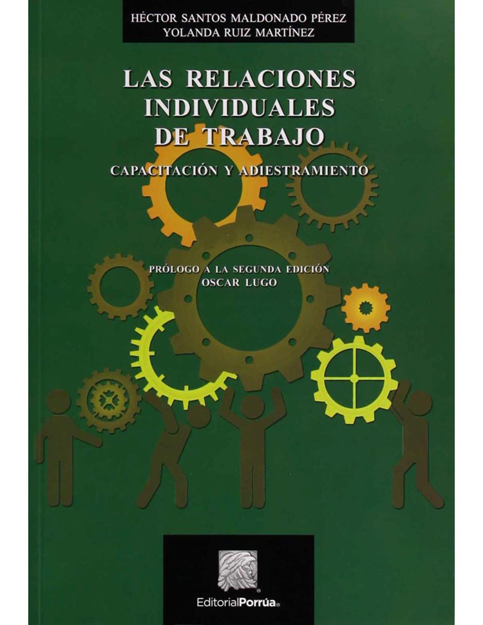 Libro Las relaciones individuales de trabajo Libro Las relaciones individuales de trabajo