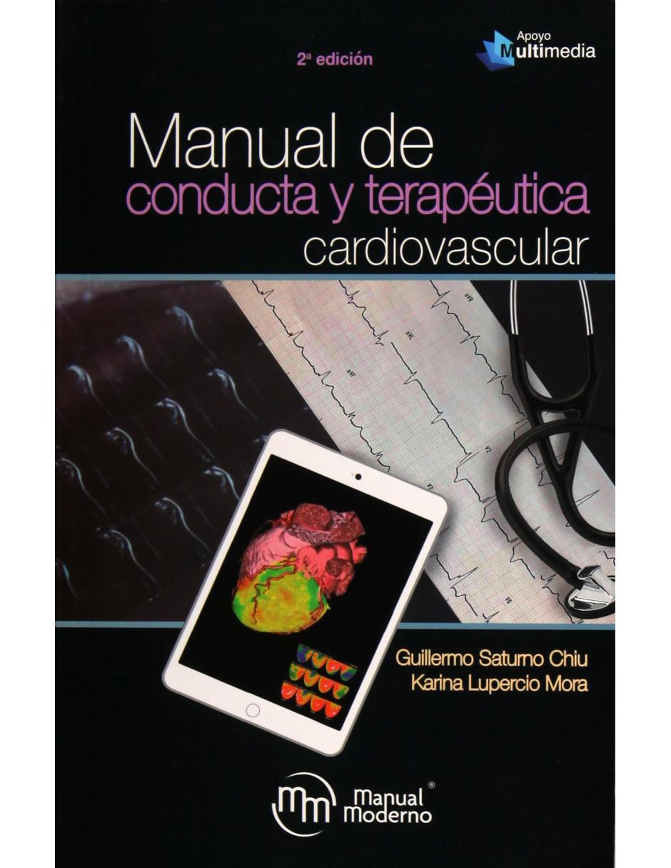 Libro Manual De Conducta Y Terapéutica Cardiovascular 1