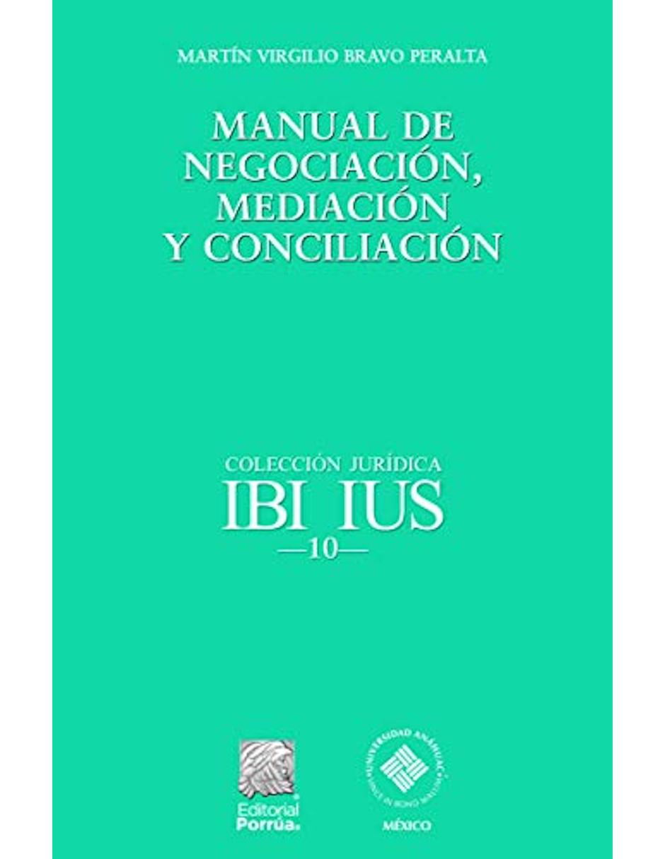 Libro Manual de negociación, mediación y conciliación