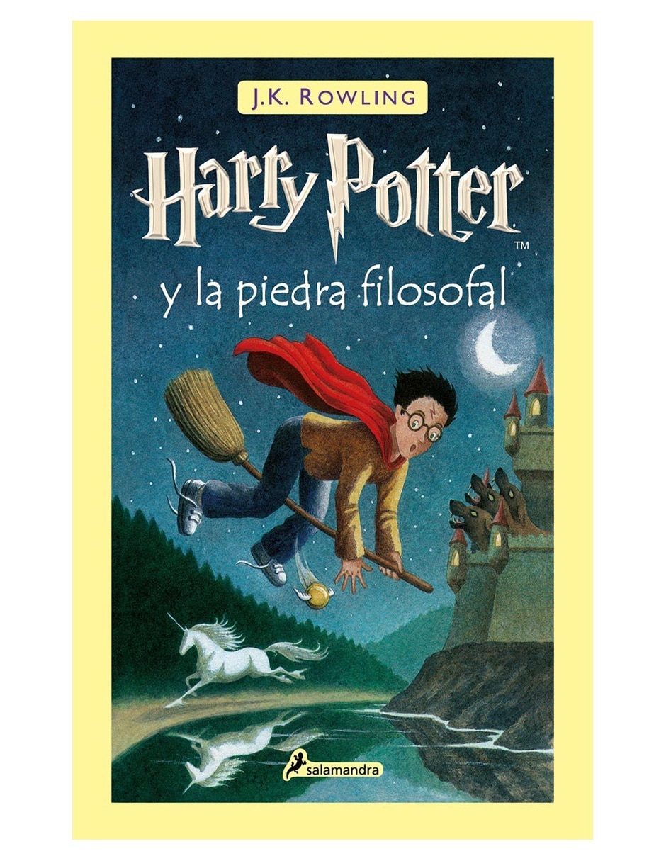 Libro Harry Potter y la piedra filosofal de J.K. Rowling