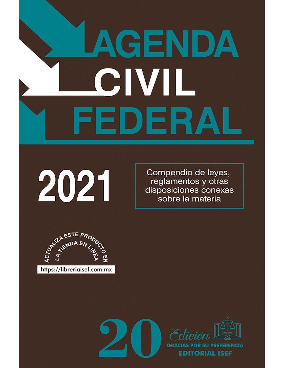 Agenda civil federal 2021