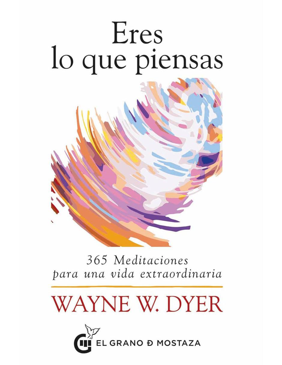 Libro Eres lo que piensas Libro Eres lo que piensas