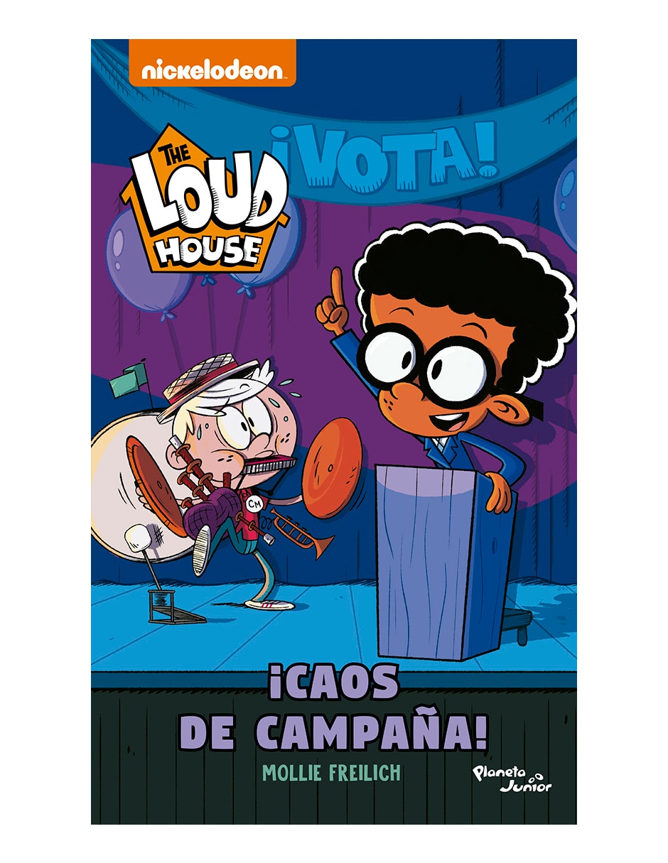 Libro The Loud House: Caos De La Campaña de Nickelodeon
