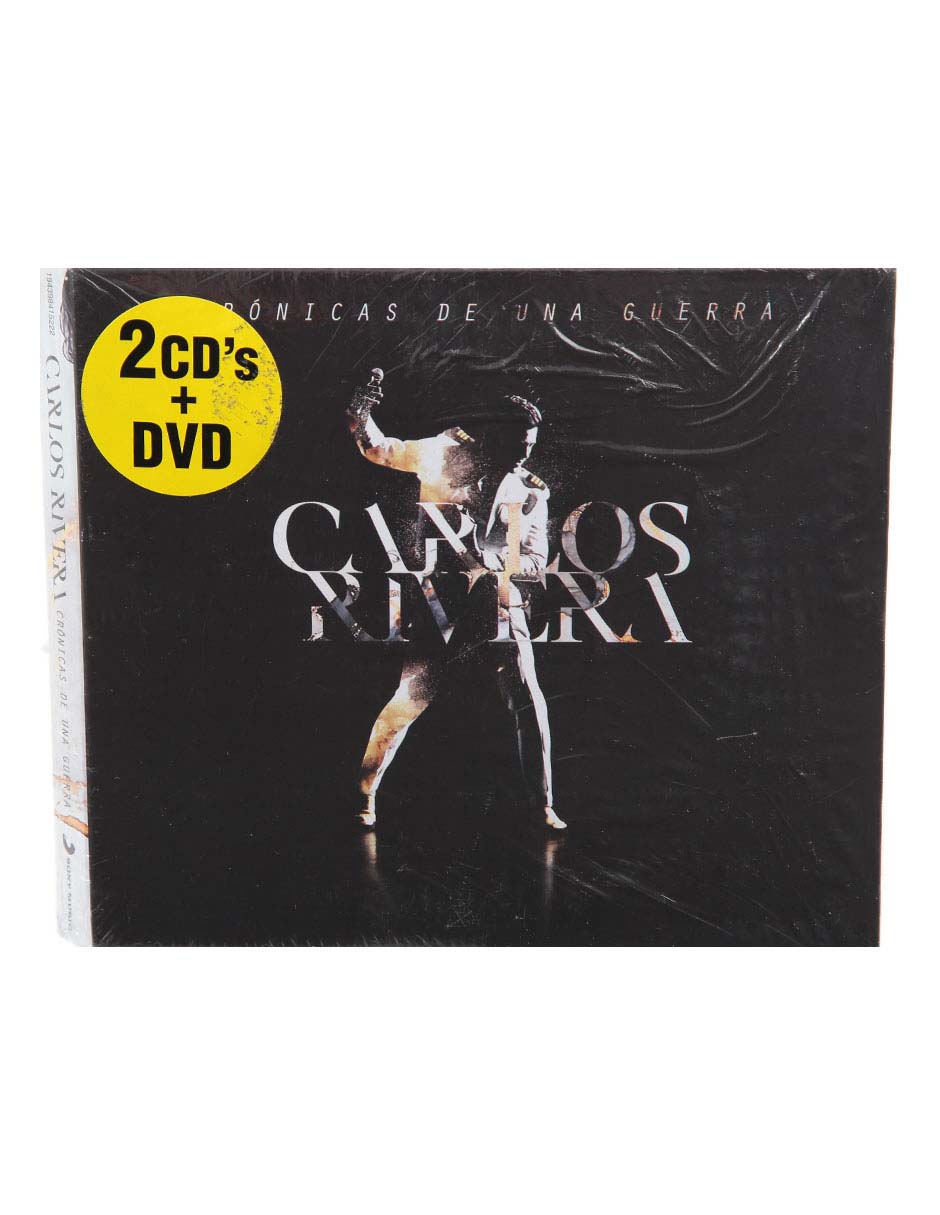 Crónicas de una guerra de Carlos Rivera CD + DVD Crónicas de una guerra de Carlos Rivera CD + DVD