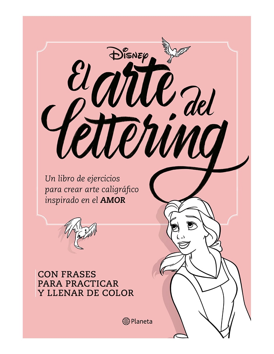Libro El arte del lettering. Amor de Disney