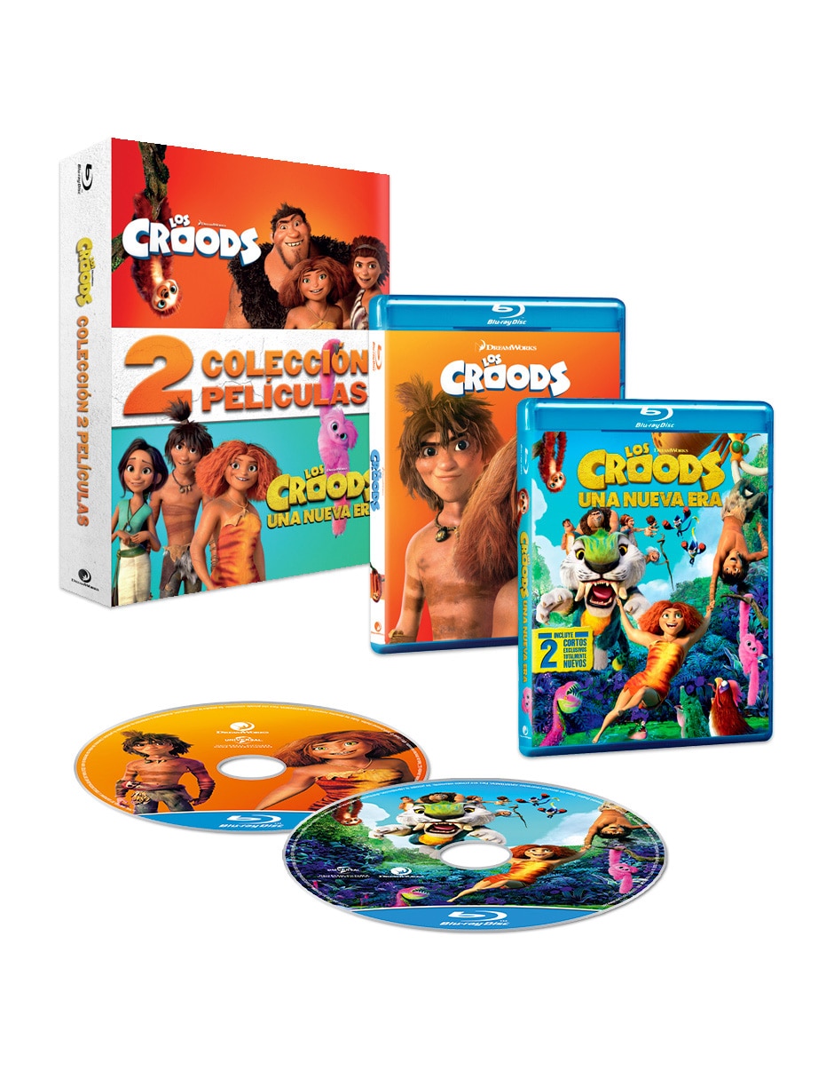 Colección Los Croods 1 y 2 Blu-ray 3