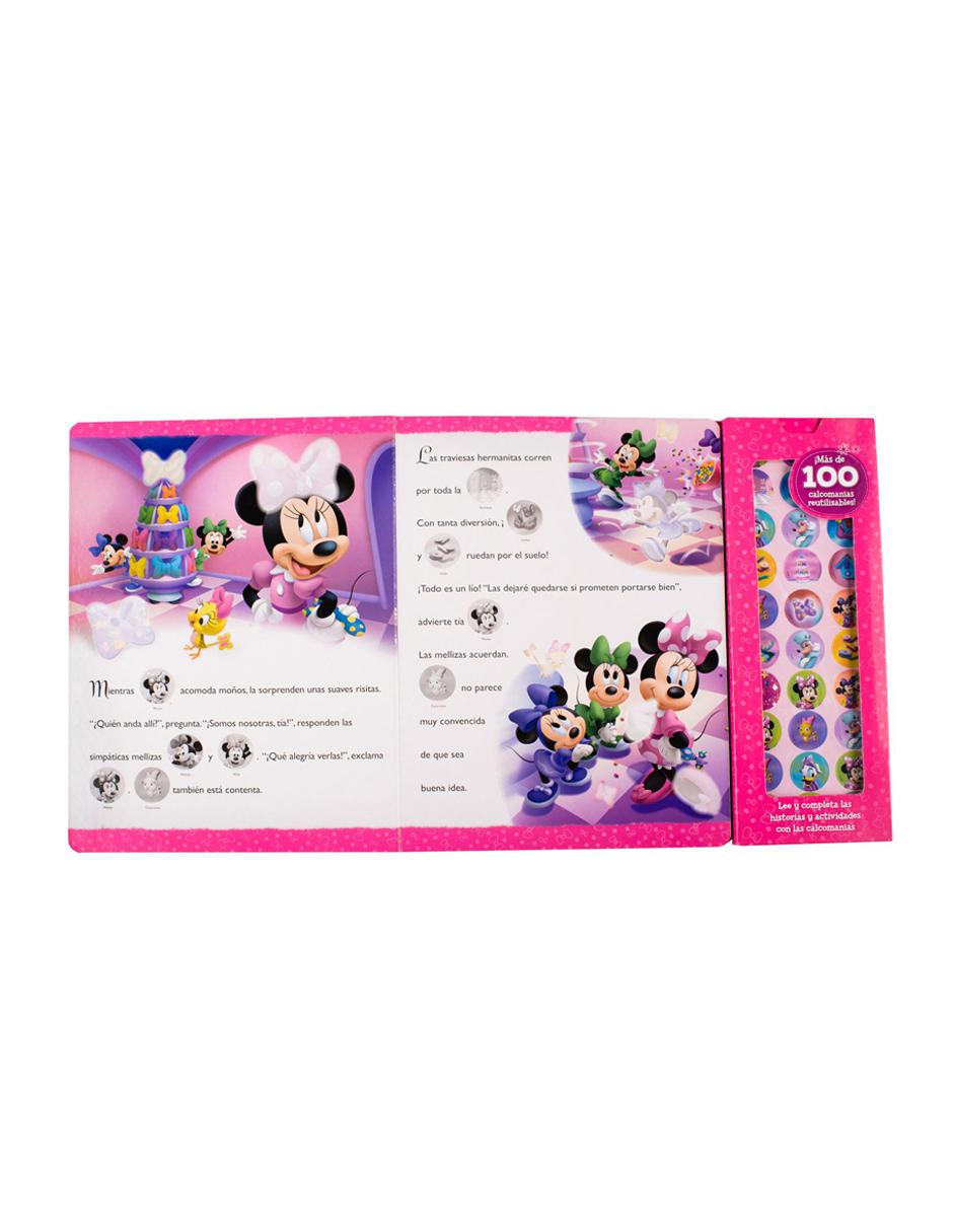 Mi primer libro de cuentos, actividades y calcomanías: Minnie Doble problema 2