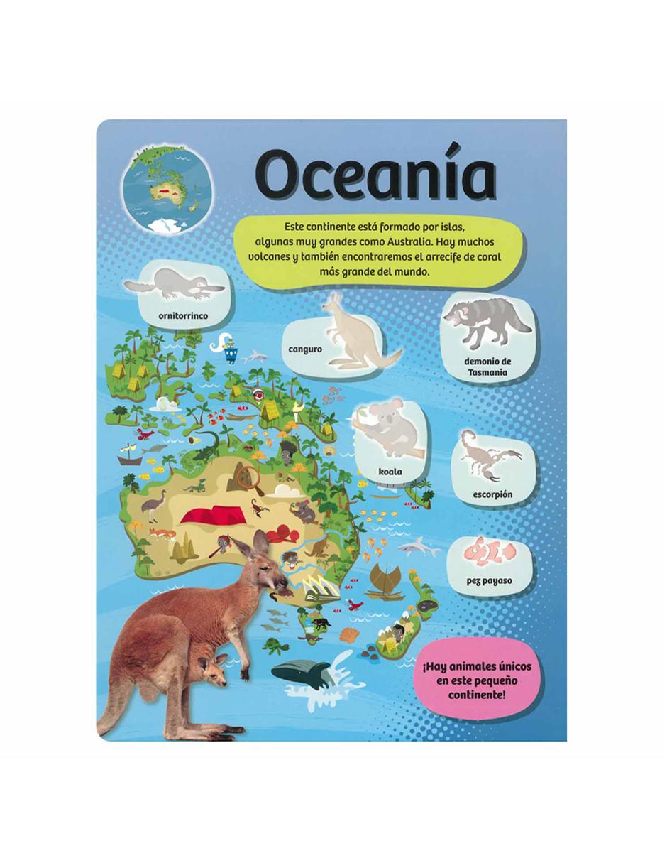 Mi primer libro de cuentos actividades y calcomanías: Animales del Mundo 2