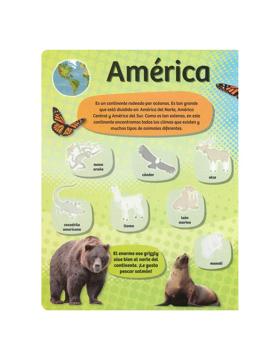 Mi primer libro de cuentos actividades y calcomanías: Animales del Mundo 4