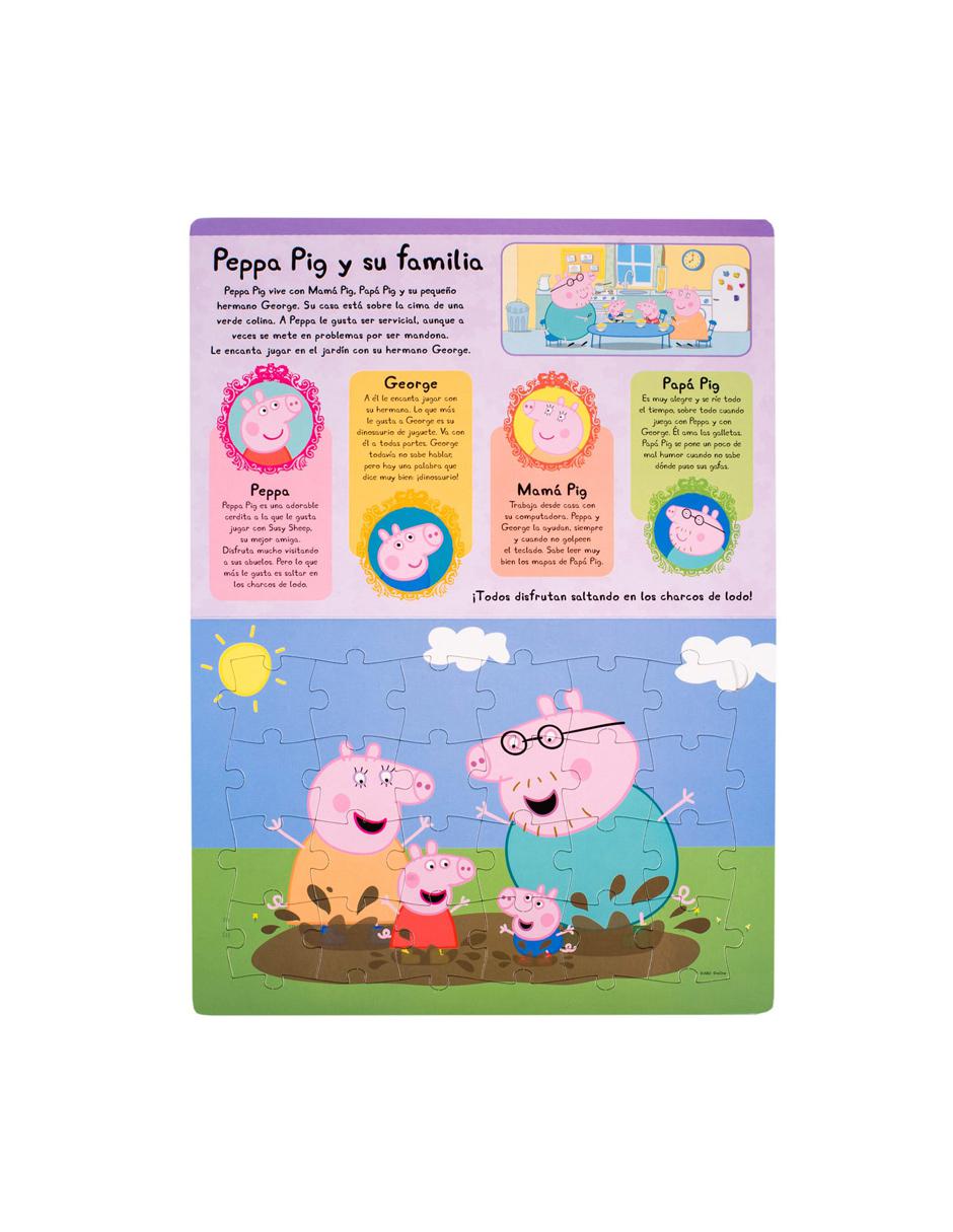 Libro rompecabezas Libro + Esténcil, El Maravilloso Mundo De Peppa Pig 3