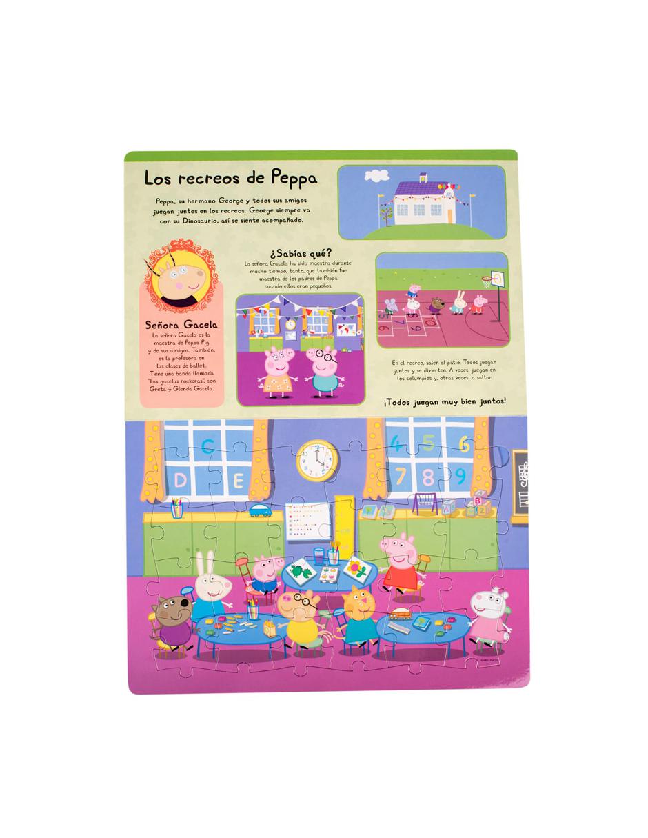 Libro rompecabezas Libro + Esténcil, El Maravilloso Mundo De Peppa Pig 4