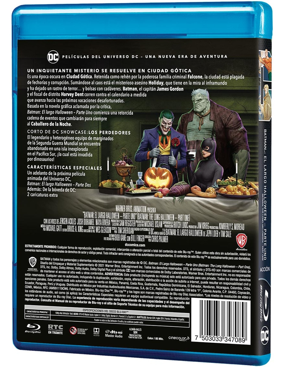 Batman: El Largo Halloween Parte Uno Blu-ray