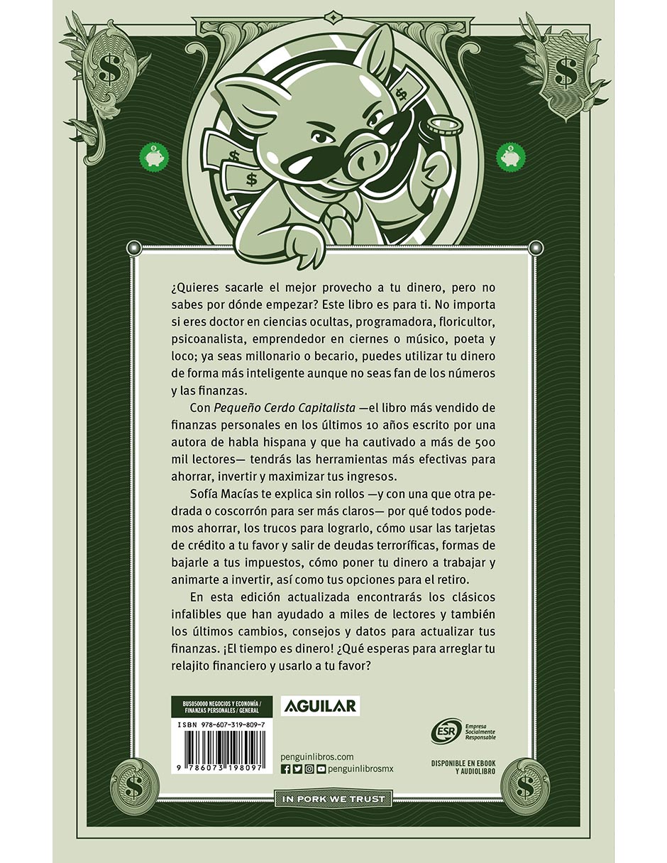 Libro Pequeño Cerdo Capitalista de Sofía Macías 2