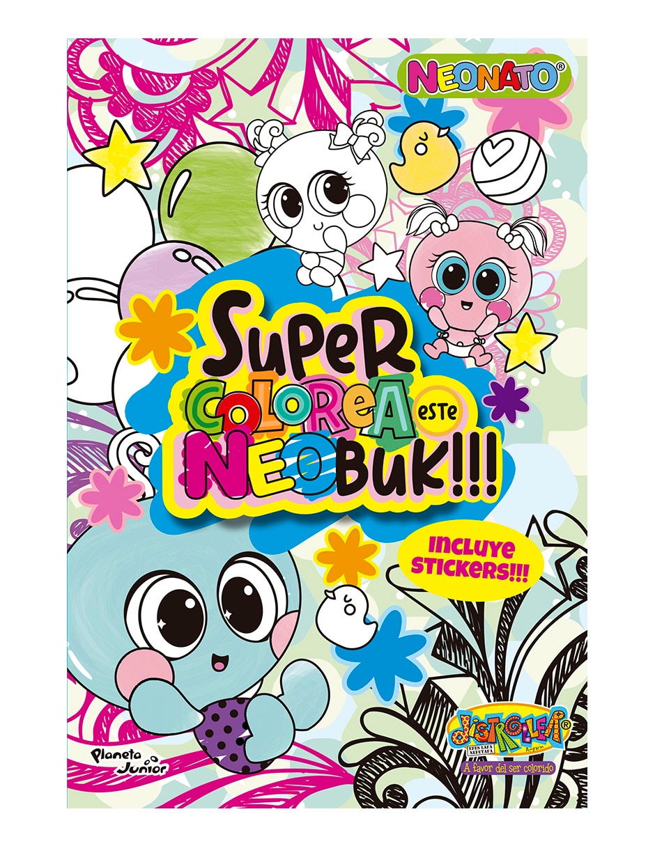 Libro Neonatos. Supercolorea Este Neobuk!!! de Distroler
