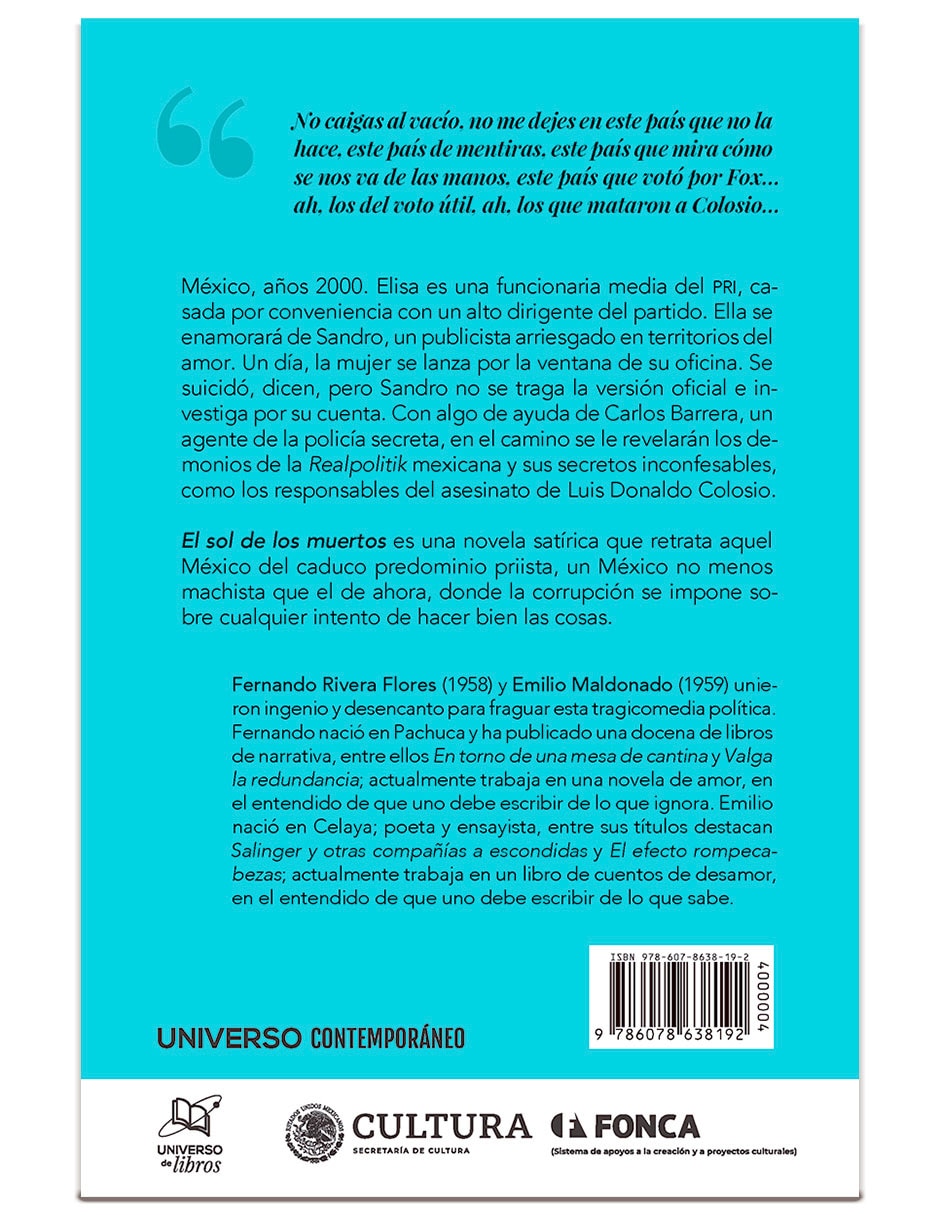 Libro El Sol De Los Muertos de Emilio maldonado
