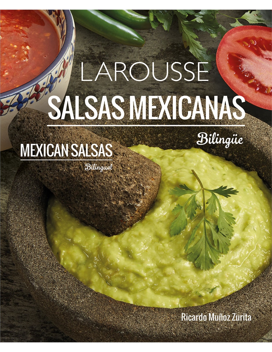 Libro Salsas mexicanas (bilingüe) de Muñoz Zurita, Ricardo