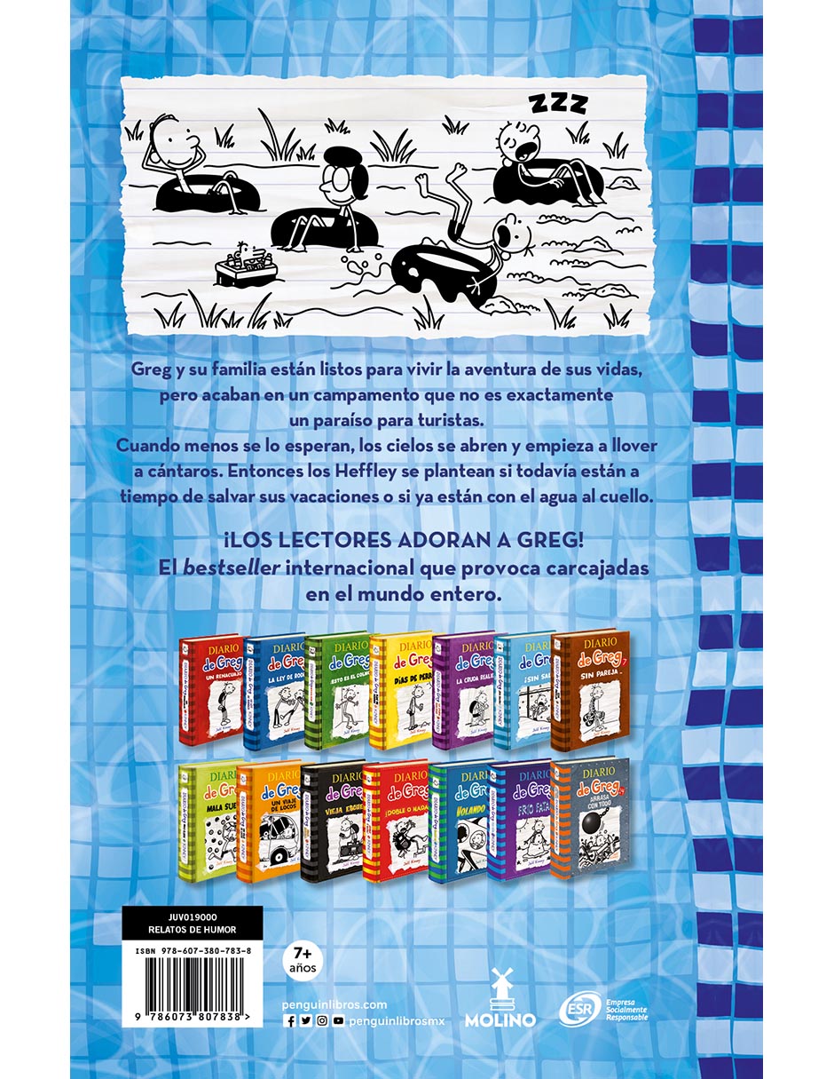 Libro Diario de Greg 15 tocado y hundido de Kinney Jeff 2