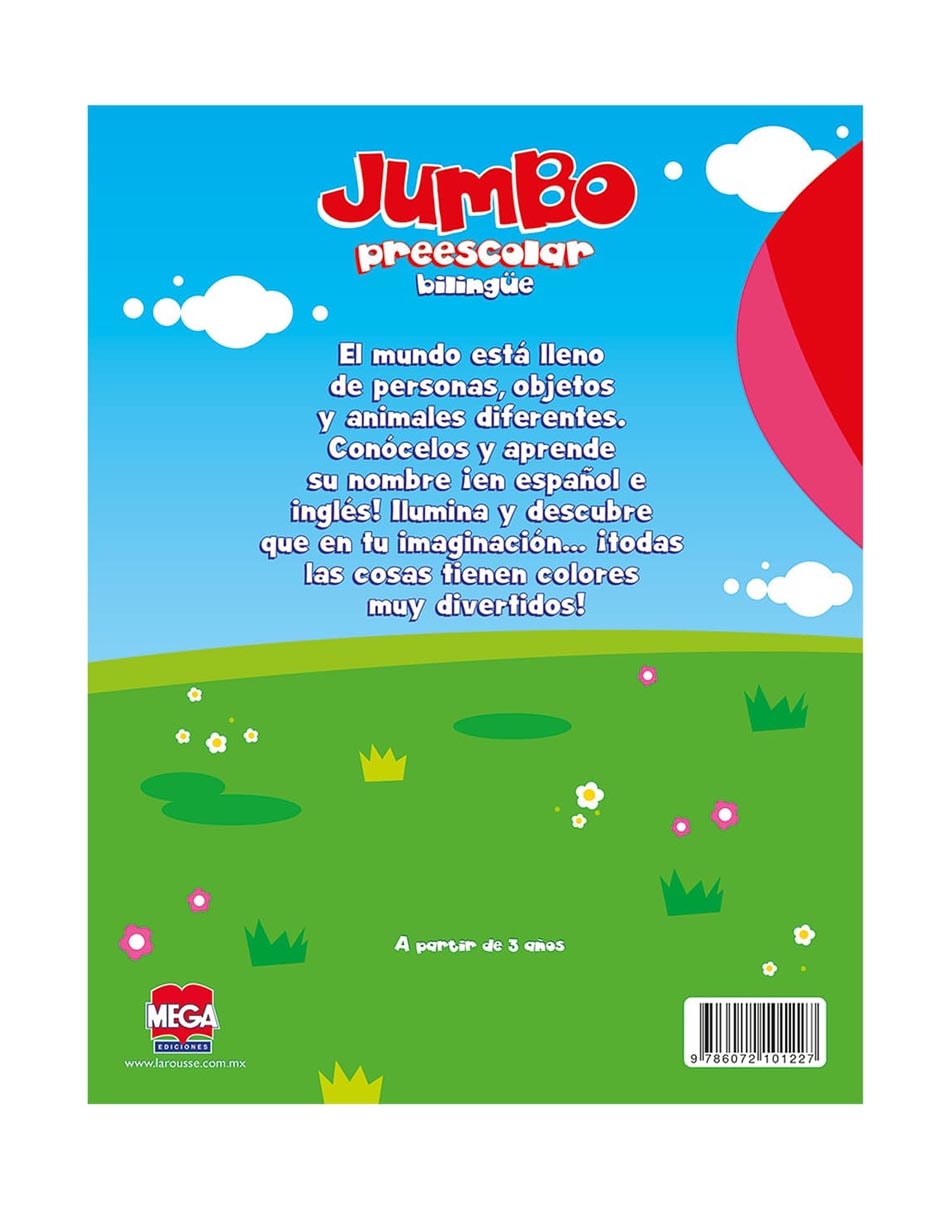 Libro Jumbo Preescolar Bilingüe de Navona 2
