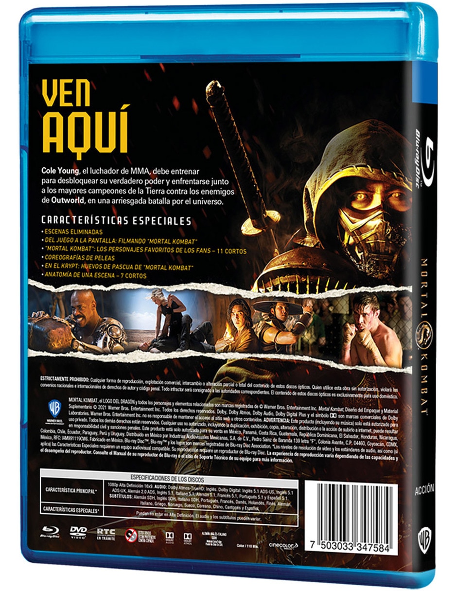 Mortal Kombat Blu-ray- DVD