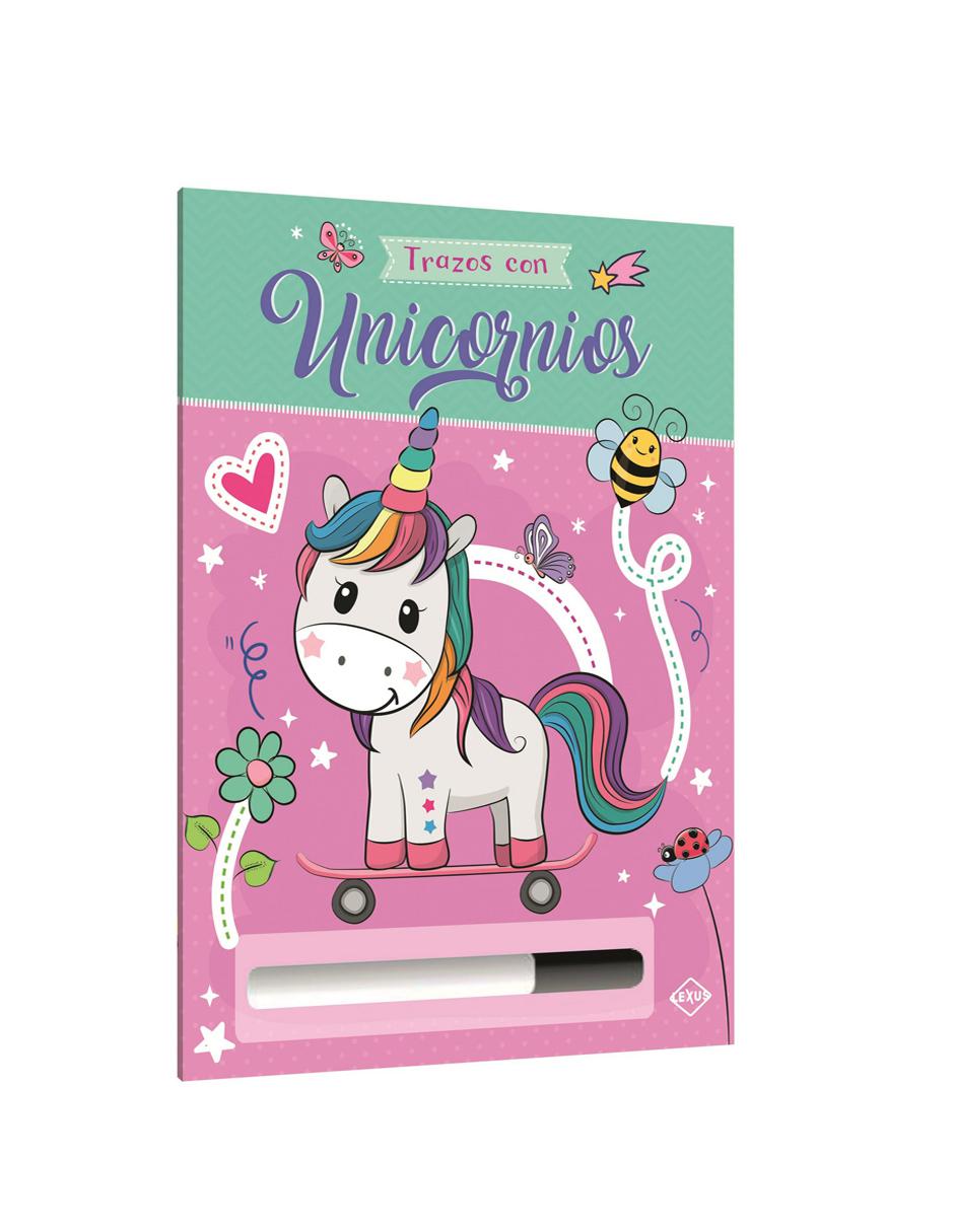 Libro + Plumón: Trazos Con Unicornios Libro + Plumón: Trazos Con Unicornios