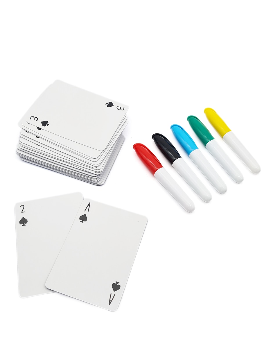 Juego de poker dibuja tus propias cartas